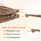 Yewell 9 Packs Goddess Box Braids Crochet Hair Boho Crochet Box Braids With Curly Ends For Black Women, 12 Inch Pre Looped Bohemian BoxBraidsHair (12Inch 9 Packs,30#)