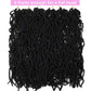 6 Packs Soft Locs Crochet Hair Pre Looped Faux Locs Crochet Braids Goddess Locs Dreadlocs Synthetic Hair For Black Women (1B, 24 Inch (Pack of 6))