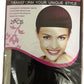 Annie Wide Band Wig Cap, Black, 2 pieces