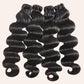 Human Hair Bundles 4 Bundles Hair Extensions Body Wave Human Hair 16 18 20 22 Inch 100% Unprocessed Brazilian Virgin Hair Quick Weave Natural Black