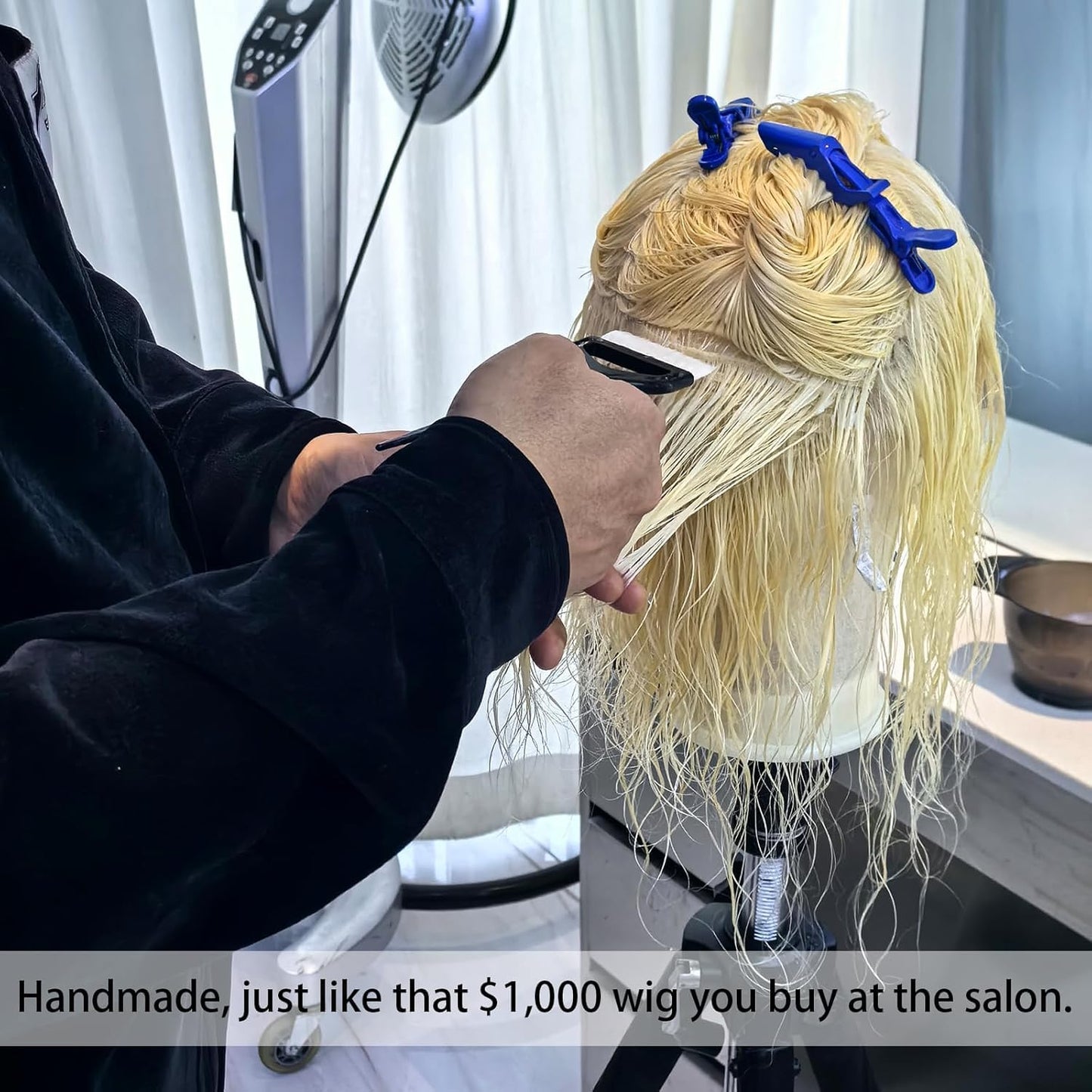 Glueless Ombre Platinum Blonde Bob Lace Front Wigs Human Hair 5x5 Pre Plucked Pre Cut Throw On and Go 4/60 Ash Blonde Wig Human Hair with Dark Roots Short Straight Wigs for Women 10 Inch 180%