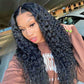 GzorOuzr 5X5 Deep Wave Lace Closure Wigs Human Hair Real Unprocessed Virgin Hair Human Hair With Baby Hair Glueless Wig for Women Brazilian Remy Human Hair Wig 18 Inch