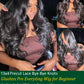 KLAIYI Wear And Go Glueless Wig Bye Bye Knots 13x4Precut Lace Front Wigs Human Hair Loose Body Wave Wig Pre Bleached Pre Everything Pre Plucked with Baby Hair 3S Ready to Wear Beginner Friendly 28Inch