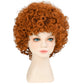 incohair Kids Orange Wig 70s 80s Short Curly Orange Red Hair for Girls & Boys Soft Breathable Synthetic Fibers Cospaly Party Daily Wigs Unisex
