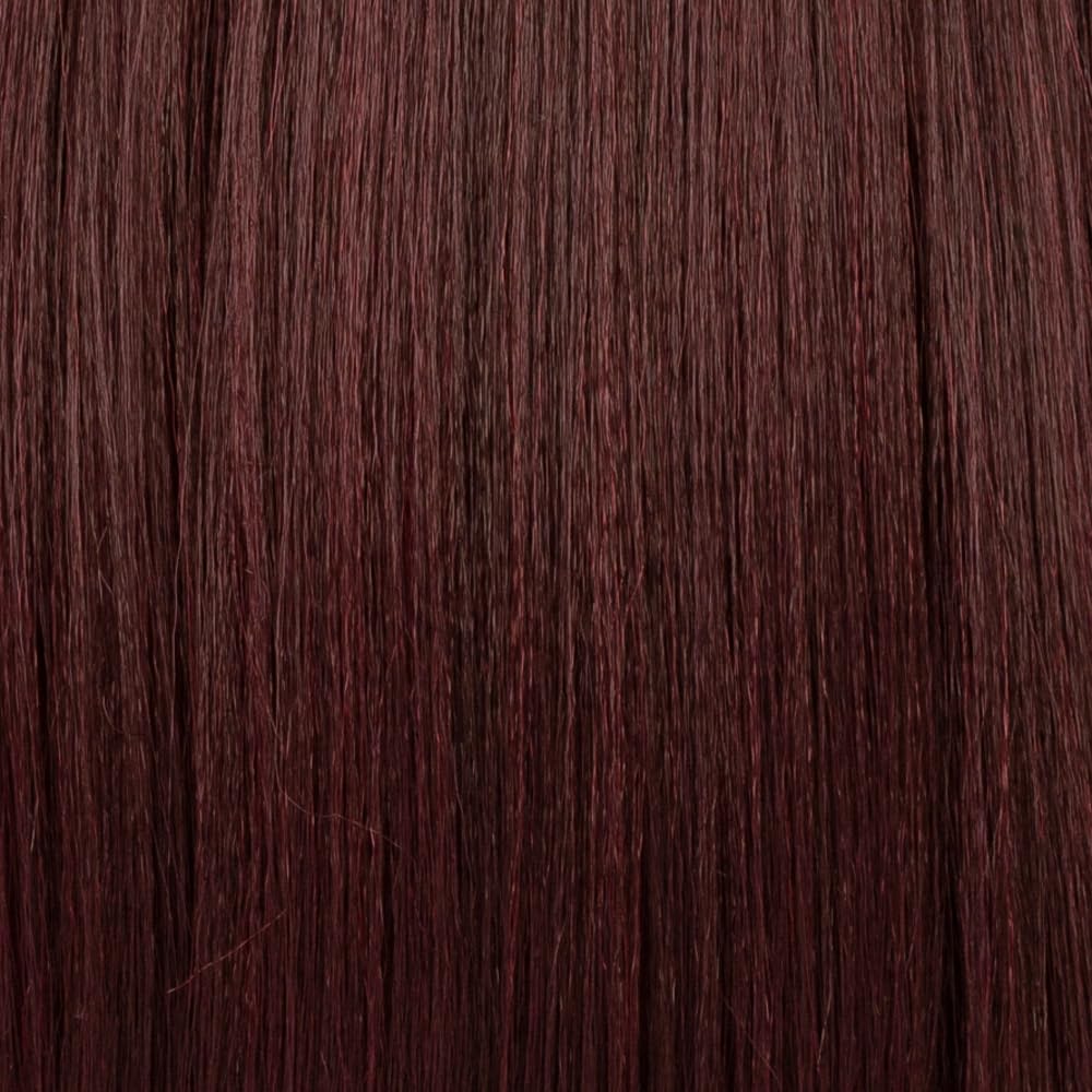 Vivica A. Fox Hair Collection, ORIA, Natural Brazilian Remi Human Hair, Pure Comfort Cap Wig (99J Red Burgundy Wine)