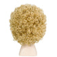 incohair Unisex Blonde Wig 70s 80s Short Curly Hair for Girls & Boys Fluffy Synthetic Hair Stylish Costume Wig for Cosplay Party & Everyday Wear (Blonde)