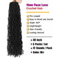 6 Packs Soft Locs Crochet Hair Pre Looped Faux Locs Crochet Braids Goddess Locs Dreadlocs Synthetic Hair For Black Women (1B, 30 Inch (Pack of 6))