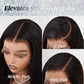34 Inch 13x6 Real SKINLIKE HD Lace Front Wigs Human Hair Straight 200% Density 0.10mm Ultra-thin Swiss Lace Pre Plucked Bleached Knots With Baby Hair Natural Black Frontal Wigs for Women Human Hair