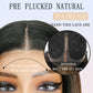 NOSTALGIA Brown Highlight Wear and Go Glueless Wigs Pre Plucked Pre Cut for Beginners Synthetic Lace Front Wigs For Woman Long layered Straight 24 Inch Brown Highlights 3 Seconds to Wear