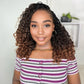 Yewell 9 Packs Goddess Box Braids Crochet Hair Boho Crochet Box-Braids With Curly Ends Crochet-Hair For Black Women, 12 Inch Pre Looped Bohemian Crochet Box-Braiding (12Inch 9 Packs,T30)