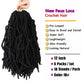 6 Packs Soft Locs Crochet Hair Pre Looped Faux Locs Crochet Braids Goddess Locs Dreadlocs Synthetic Hair For Black Women (1B, 12 Inch (Pack of 6))