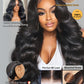 Sunber 13x4 HD Lace Loose Wave Human Hair with Drawstring Wig Upgrade 3D Cap Bye Bye Knots Pre Cut13X4 Lace Front Put On and Go 3S Wear Glueless Wigs Pre Plucked Pre Bleached Invisible Knots 22Inch