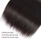 10A Straight Bundles Human Hair 14 16 18 Inch 100% Unprocessed Virgin Brazilian Straight Human Hair Weave 3 Bundles Natural Black Color
