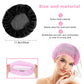 Dimeho 4 Pcs Mesh Sleep Bonnets Night Sleep Cap Hair Net for Sleeping Wig Cap Sleep Caps for Women(Pink/Black