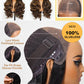 Sunber Ombre Highlight Brown Body Wave Human Hair Glueless Balayage Wigs Pre Cut 7x5 HD Lace Front with Elastic Drawstring 150% Density Put On and Go Pre Plucked Pre Bleached Invisible Knots 24Inch