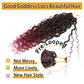 Col Bling 20 Inch 8 Packs Goddess Locs Crochet Hair Natural Looking, Bohemian River Goddess Crochet Braiding Hair Trendy & Edgy Faux Locs Crochet Hair Fashion for Women Kids (#1B/BUG)