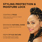 African Pride Black Castor Miracle Extra Hold Braid, Loc, Twist Gel - Extreme Hold Braiding Hair Gel, Edge Control & Tames Frizz, No Flake | Natural Ingredients, Black Castor & Coconut Oil | 12oz