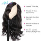 Atikual Body Wave V Part Wig Short Brazilian Virgin Human Hair Wigs For Black Women Glueless Clip In Half Wig Upgrade U Part Wigs Beginner Friendly No Sew In No Glue 16inch