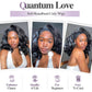 Quantum Love Yaki Curly Headband Wigs for Black Women - Kinky Straight Black Headband Curly Ends Synthetic Wear and Go Glueless Half Wig with Headbands Attached
