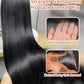 VIPPRETTY Synthetic Lace Front Wig, 13x6 Lace Frontal Wigs Human Hair Touch Pre-Plucked Long Straight Glueless 1B Black Wig 30 inch Vogue Highlight Technology-Premium Fiber & Human Hair Blended