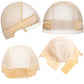 Lace Wig Grip Cap, Beige Wig Caps for Women Keeping Wig in Place, 13x4 HD Transparent Lace Front Wig Caps with Adjustable Wig Grip Cap Band Non Slip, Wig Caps