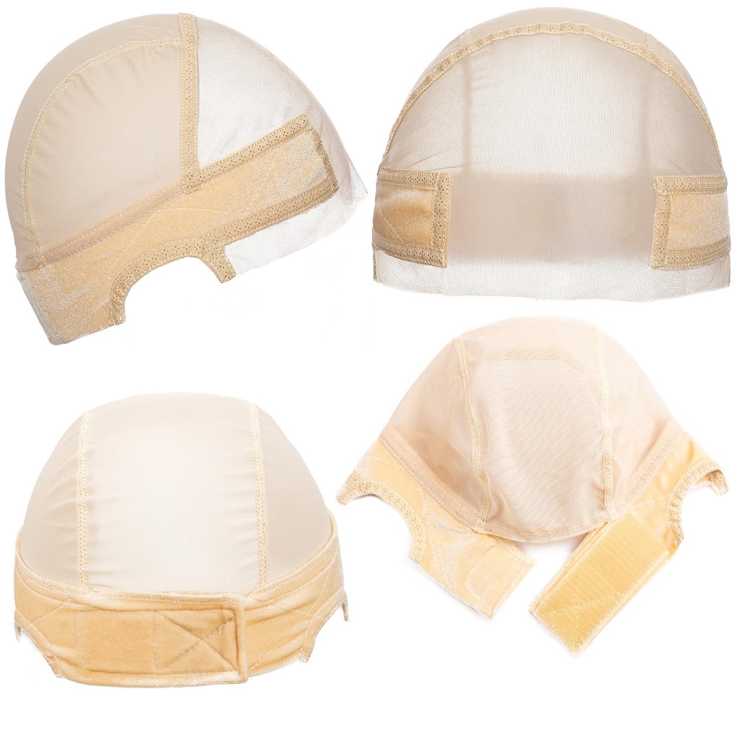 Lace Wig Grip Cap, Beige Wig Caps for Women Keeping Wig in Place, 13x4 HD Transparent Lace Front Wig Caps with Adjustable Wig Grip Cap Band Non Slip, Wig Caps