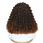 Quantum Love Braided Wigs for Black Women Braids Cornrows Lace Curly Wigs 16 Inch Lace Frontal Braided Fully Curly Ombre Brown Bob Synthetic Glueless Wigs