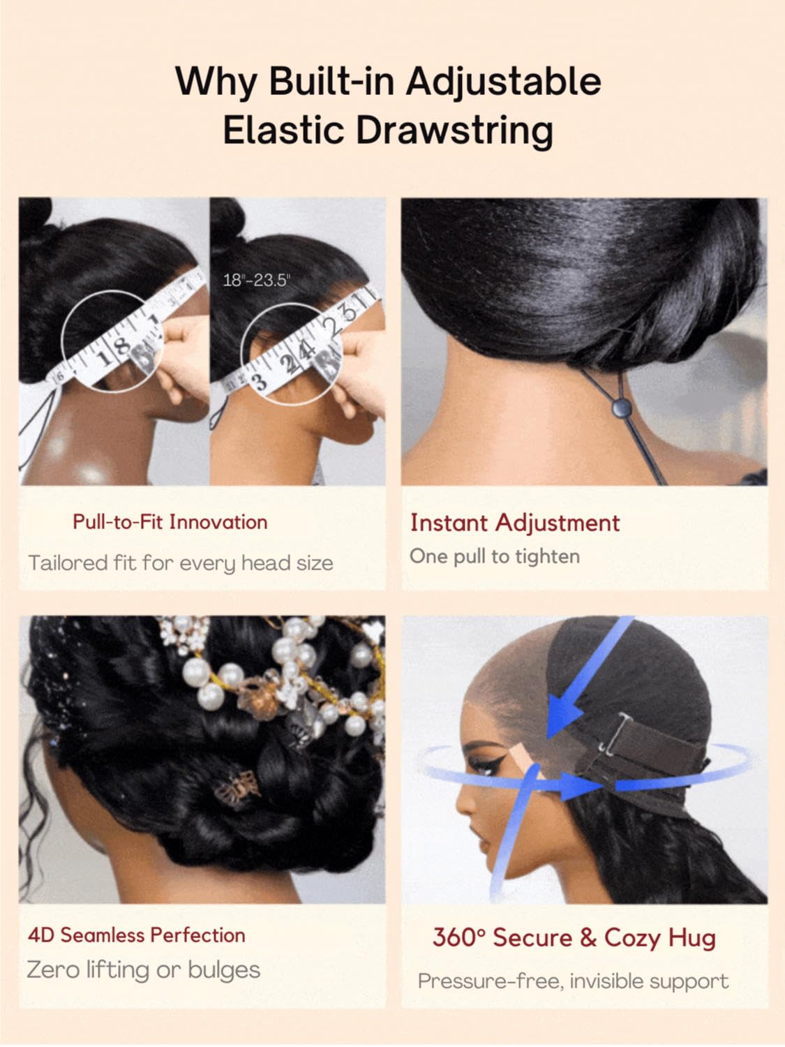 Beauty Forever Bob Drawstring Wig Human Hair Black to Chestnut Brown Yaki Straight Bob Glueless 13x4 Pre Everything Lace Front 150% Density 10 Inch Pre Cut Plucked Bye Bye Knots Ready to Go Short Wig