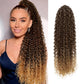 SuCoo Drawstring Ponytail Extension for Women Curly Ponytail Extension Synthetic Hair Natural Wavy Hair Pieces for Daily Use (P4/27,28inch, 160g)