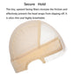 Lace Wig Grip Cap, Beige Wig Caps for Women Keeping Wig in Place, 13x4 HD Transparent Lace Front Wig Caps with Adjustable Wig Grip Cap Band Non Slip, Wig Caps