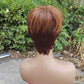 FCHW Short Ombre Hair Wigs Pixie Cut for Black Women Synthetic Straight Wig