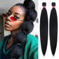 Black Braiding Hair Pre Stretched 2 Packs Kanekalon Box Braids Hair Extensions 26 Inches Synthetic Pre Stretched Braiding Hair