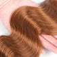 Brown Human Hair Bundle Color 30 Brown Body Wave Human Hair Bundles Real Unprocessed Human Hair 3 Bundles For Women Light Brown Body Wave Bundles Wet and Wavy Weave Bundles 8 10 12 inch
