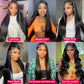 Nawpum 26 Inch 13x6 Lace Front Human Hair Wigs 180 Density Pre Plucked Straight HD Lace Wigs Human Hair 13x6 Straight Lace Frontal Wigs Human Hair Wigs for Women Glueless Wig
