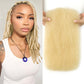 Afro Kinkys Bulk Human Hair for Braiding 613 Blonde Afro Kinky-curly Human Hair Bulk for Twist 20 Inch 50g Cuban Kinkycurly Bundles for Mini Twists or Dreadlock Extensions