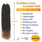 6 Packs Goddess Locs Crochet Hair, 24 Inch Straight Faux Locs Crochet Braids, Pre-Looped Curly Soft Synthetic Ombre Braiding Hair Extensions for Black Women(24 Inch, 6 Packs, 1B/27#)
