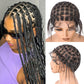 Suntefic Braided Wig Cap With Baby Hair Crochet Wig Cap For Crochet Braids Hair Glueless Double Full Hd Lace Wig Caps For Black Women (Black-113)