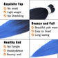 Pre-Stretched Braiding Hair, 20 inch Braiding Hair 8 Packs Ombre Black to Blue Professional Soft Yaki Texture, No Itch, Hot Water Setting Hair Extensions for Braids (20in,1B/Blue)