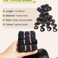 Human Hair Bundles 4 Bundles Hair Extensions Body Wave Human Hair 16 18 20 22 Inch 100% Unprocessed Brazilian Virgin Hair Quick Weave Natural Black