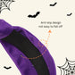 Danumei Halloween Headband Spooky Knotted Headbands for Women Gothic Boo Hairband Twist Wide Hair Accessories for Costume Party