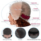 LUCK HAIR 99J Burgundy Straight Human Hair Wig 13x4 HD Lace Front Wigs Human Hair Glueless Hair Short Bob Human Hair Suitable for women Straight wigs 14 Inch