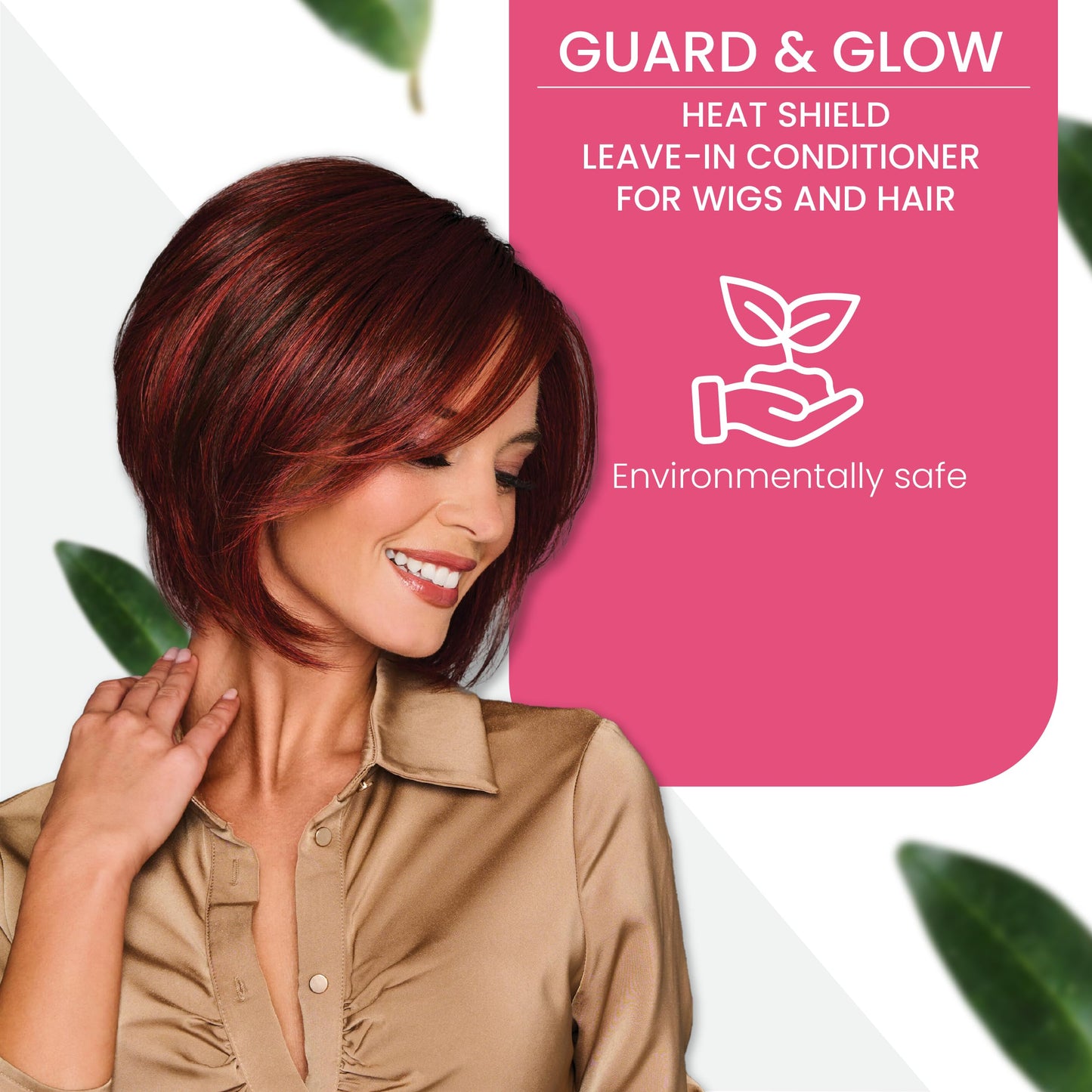 HairUWear"Restore" Leave in Conditioner & Heat Styler Protector for Wigs & Hair Extensions 8 oz.