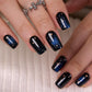Curvlife Press On Nails - Acrylic False Nails Kit with Design, Full Coverage, Reusable Nails, Glue, Tabs, File - Artificial Nails (Starry Sky, Medium)