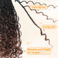 Yewell Goddess Box Braids Crochet Hair 10 Inch Boho Crochet Box Braid With Curly Ends, 9 Packs Bohomian Box Braids Crochet Hair For Black Women Pre Looped Box Braids Crochet Hair (10Inch,1B/4/30)