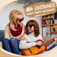 Suncalla 6 Set Retro Wigs for Halloween Party Multicolor