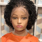 Generic Braided micro twist wig. Made on a full lace wig.wigs for black women. Just as pictured., Medium/Large