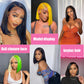 Bob Wig Human Hair Glueless 6x6 Hd Lace Closure Bob Wigs for Women Pre Plucked Bleach Knots Straight Short Bob Lace Front Wigs with Baby Hair Unprocessed Brazilian Virgin Hair Natural Black 12 Inch