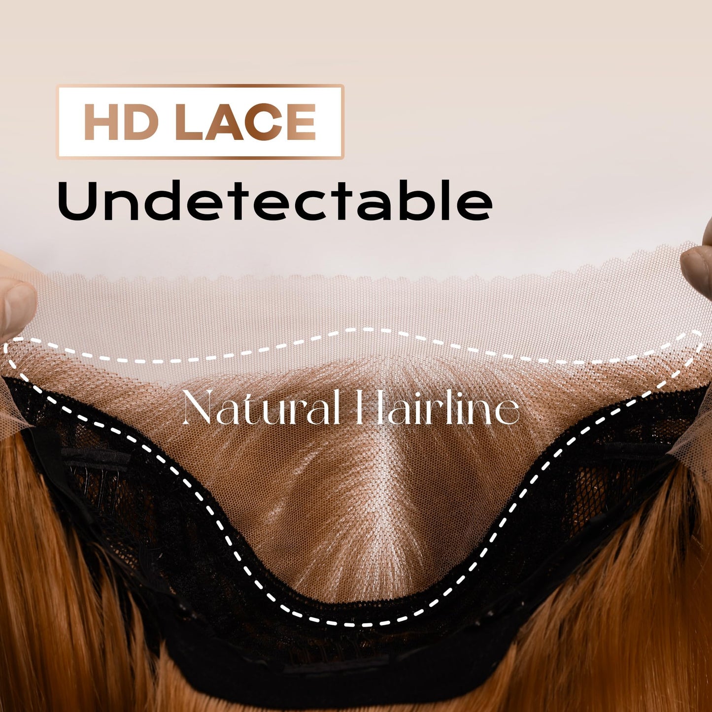 BLL Honey Blonde Wig, 13x4 Synthetic Lace Front Wigs Pre-Plucked Hd Lace Long Straight Sunkissed Highlights Glueless Wig For Black Women 26inch Suitable For Everyday Wear