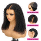 ISEE M-Cap Kinky Curly Wear Go Glueless Wigs Human Hair Pre Plucked Pre Cut Bleached Knots 9x6 HD Lace Glueless Human Hair Wigs For Women 20 Inch