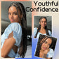 FAVE Braided Wig Box Braid Wig with Baby Hair Braided Wigs for Black Women Full Lace 28 IN Knotless Braided Wigs for Black Women Box Braid Wig for Small Head -1B